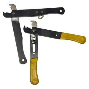 Lot 2 Vintage Miller T&M Co Adjustable Wire Strippers and Cutters Forged USA